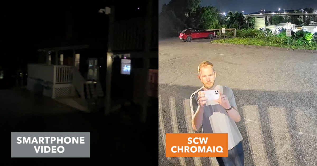 Night time smartphone vs ChromaIQ