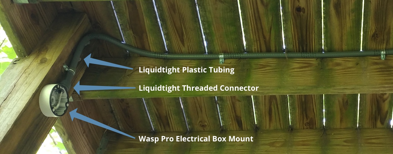 Liquidtight Plastic Tubing with SCW Security Cameras